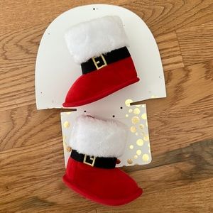Little Me Baby Santa Boots